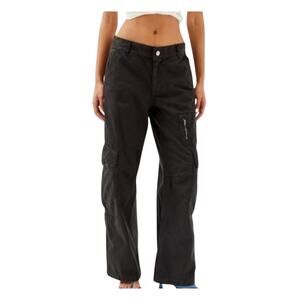 BDG Urban Outfitters Womens Black Zip Closure Cargo Pants Size 0